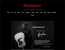 Tablet Screenshot of maninblack.net